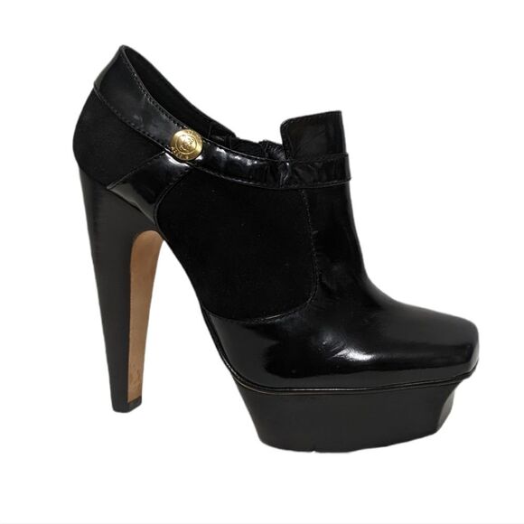 VELVET ANGELS Platform Leather Heels 37 - Picture 1 of 11